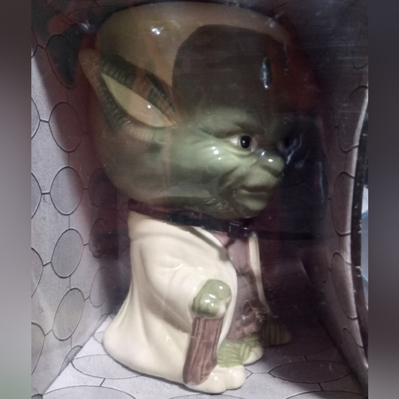 Star wars Yoda ceramic goblet new vintage - Picture 4 of 6